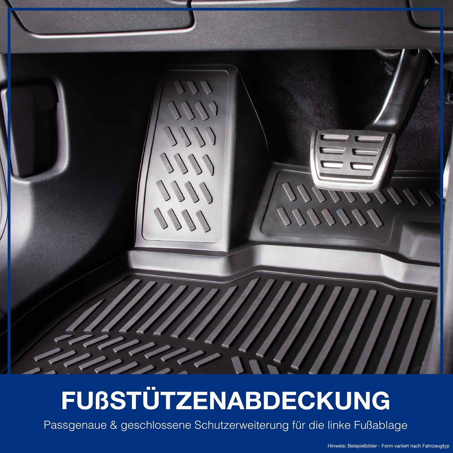 Design 3D Gummimatten Set für FIAT 500L ab 2012